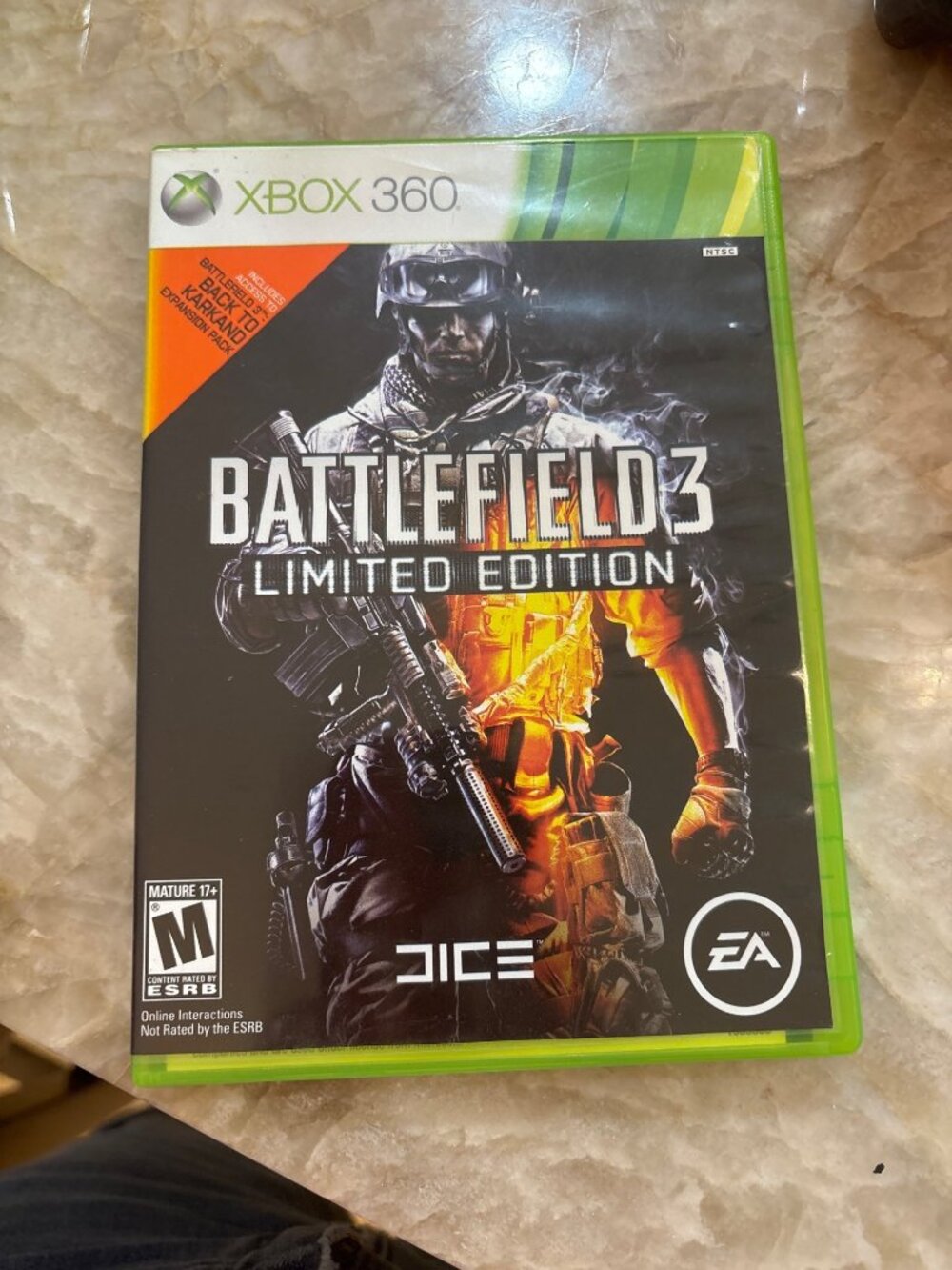Battlefield 3 Limited Edition Xbox 360 Shooter Game With Multiplayer & Back To K